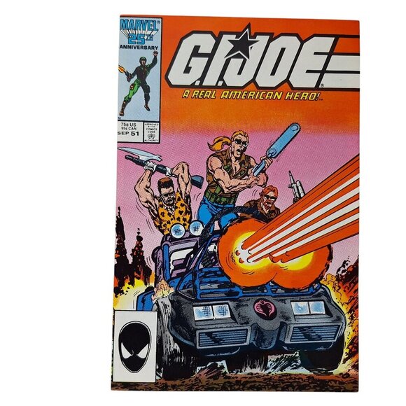Marvel G.I. Joe A Real American Hero #51 1986 Comic Book Collector Bagged Boarde - Picture 1 of 2